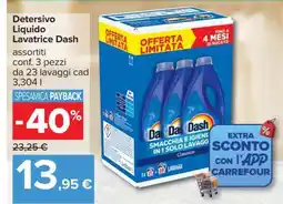 Carrefour DETERSIVO LIQUIDO LAVATRICE DASH offerta