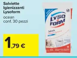 Carrefour Salviette Igienizzanti Lysoform offerta