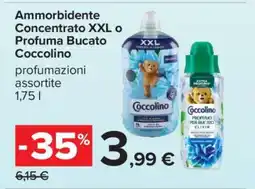 Carrefour Ammorbidente Concentrato XXL o Profuma Bucato Coccolino offerta