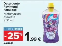 Carrefour Detergente Pavimenti Fabuloso offerta