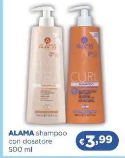 Acqua & Sapone ALAMA shampoo con dosatore 500 ml offerta