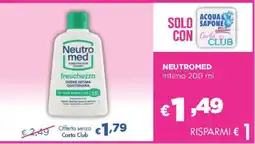 Acqua & Sapone NEUTROMED intimo 200 ml offerta
