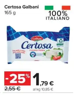 Carrefour CERTOSA GALBANI offerta