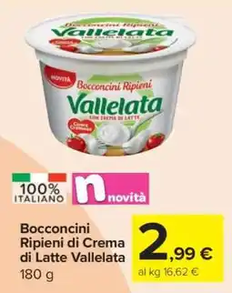 Carrefour Bocconcini Ripieni di Crema di Latte Vallelata offerta