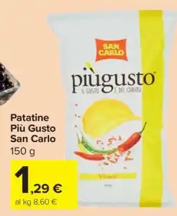 Carrefour Patatine Più Gusto San Carlo offerta
