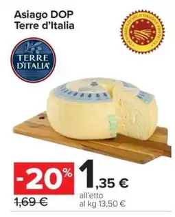 Carrefour Asiago DOP Terre d’Italia offerta