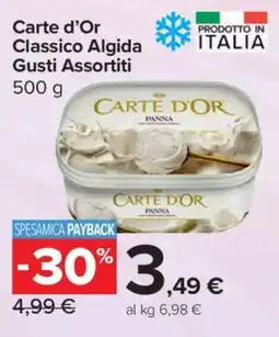 Carrefour Carte d’Or Classico Algida Gusti Assortiti offerta