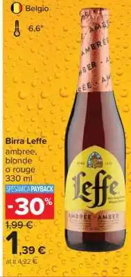 Carrefour Birra Leffe offerta