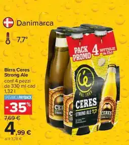 Carrefour BIRRA CERES STRONG ALE offerta