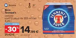 Carrefour BIRRA TENNENT’S offerta