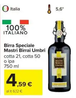 Carrefour Birra Speciale Mastri Birrai Umbri offerta