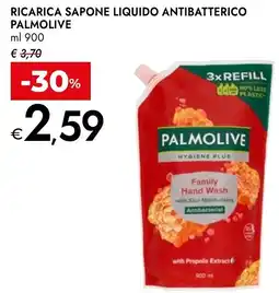 Bennet Palmolive ricarica sapone liquido antibatterico offerta