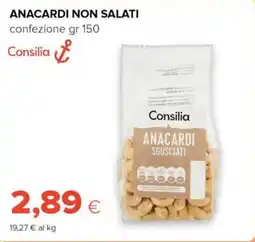 Tigre Consilia anacardi non salati offerta