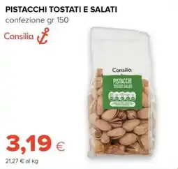 Tigre Consilia pistacchi tostati e salati offerta