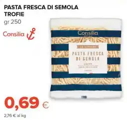 Tigre Consilia pasta fresca di semola trofie offerta