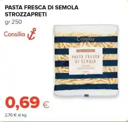Tigre Consilia pasta fresca di semola strozzapreti offerta
