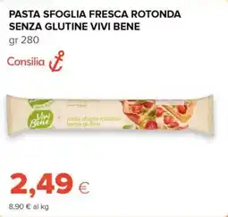 Tigre Consilia pasta sfoglia fresca rotonda senza glutine vivi bene offerta