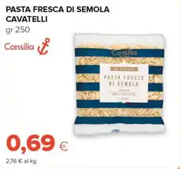 Tigre Consilia pasta fresca di semola cavatelli offerta