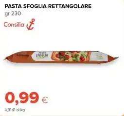 Tigre Consilia pasta sfoglia rettangolare offerta