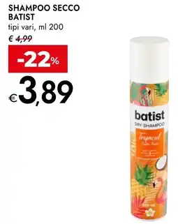 Bennet Batist shampoo secco tipi vari, offerta