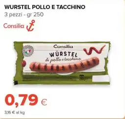 Tigre Consilia wurstel pollo e tacchino offerta