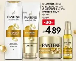 Bennet Pantene pro-v shampoo o balsamo o maschera offerta