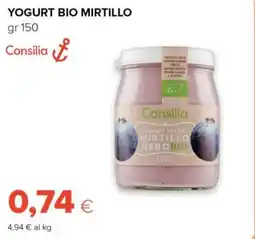 Tigre Consilia yogurt bio mirtillo offerta