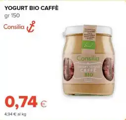 Tigre Consilia yogurt bio caffè offerta