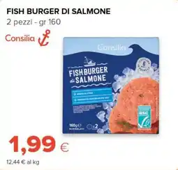 Tigre Consilia fish burger di salmone offerta