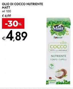 Bennet Matt olio di cocco nutriente offerta