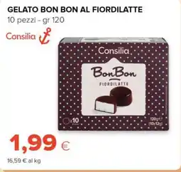 Tigre Consilia gelato bon bon al fiordilatte offerta