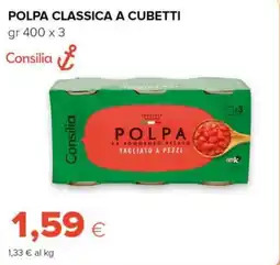Tigre Consilia polpa classica a cubetti offerta