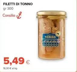 Tigre Consilia filetti di tonno offerta