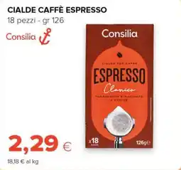 Tigre Consilia cialde caffè espresso offerta