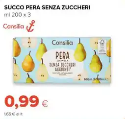 Tigre Consilia succo pera senza zuccheri offerta