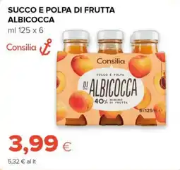 Tigre Consilia succo e polpa di frutta albicocca offerta