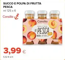Tigre Consilia succo e polpa di frutta pesca offerta