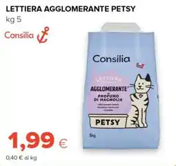 Tigre Consilia lettiera agglomerante petsy offerta