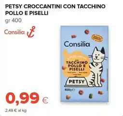 Tigre Consilia petsy croccantini con tacchino pollo e piselli offerta