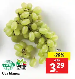 Lidl Uva bianca offerta