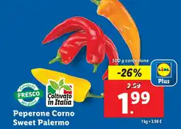 Lidl Peperone Corno Sweet Palermo offerta