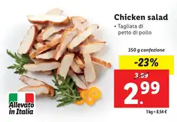 Lidl Chicken salad offerta