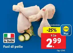 Lidl Fusi di pollo offerta