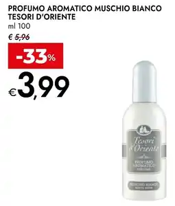 Bennet Tesori d'oriente profumo aromatico muschio bianco offerta