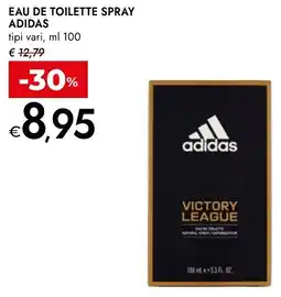 Bennet Adidas eau de toilette spray tipi vari, offerta