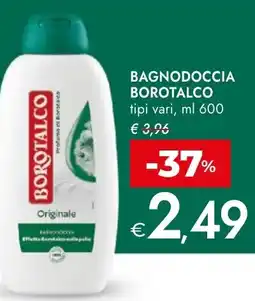 Bennet Borotalco bagnodoccia tipi vari, offerta