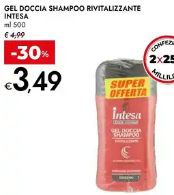 Bennet Intesa gel doccia shampoo rivitalizzante offerta