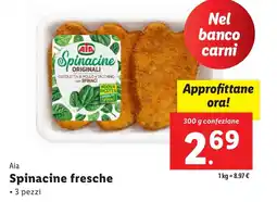 Lidl Aia Spinacine fresche offerta