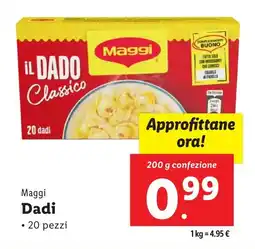 Lidl Maggi Dadi offerta