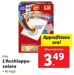 Lidl Grey L'Acchiappacolore offerta